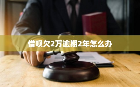 借呗欠2万逾期2年怎么办