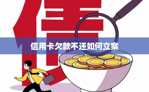 信用卡欠款不还如何立案