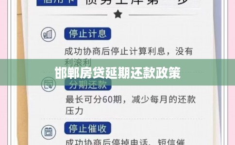 邯郸房贷延期还款政策