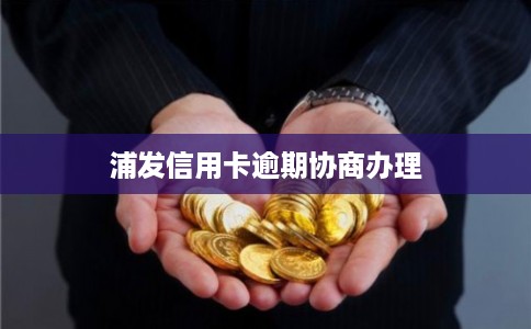 浦发信用卡逾期协商办理