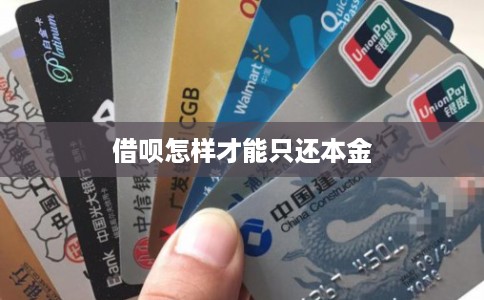 借呗怎样才能只还本金