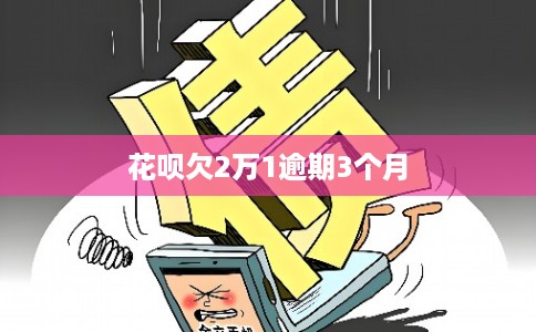 花呗欠2万1逾期3个月