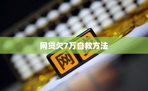 网贷欠7万自救方法