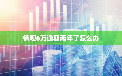 借呗6万逾期两年了怎么办