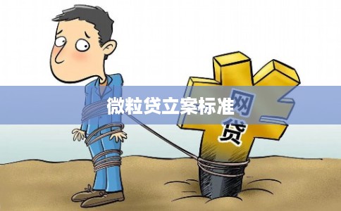 微粒贷立案标准