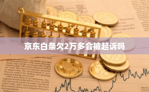 京东白条欠2万多会被起诉吗