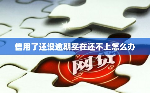 信用了还没逾期实在还不上怎么办