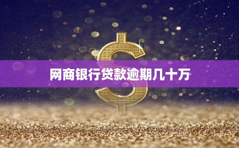 网商银行贷款逾期几十万