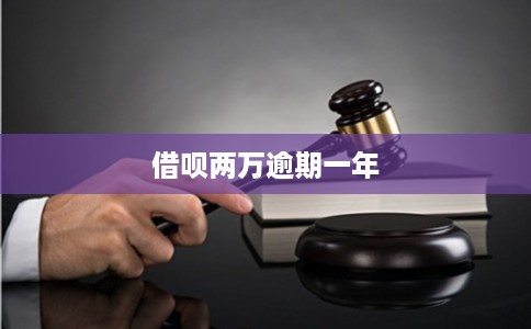 借呗两万逾期一年
