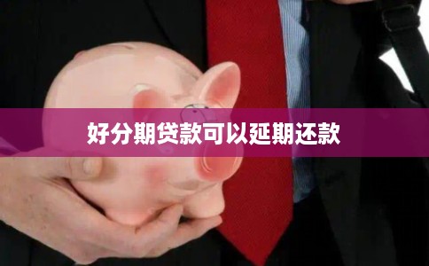 好分期贷款可以延期还款