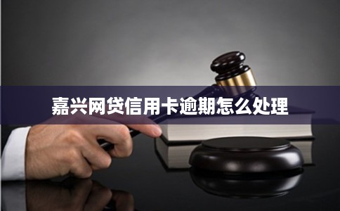 嘉兴网贷信用卡逾期怎么处理