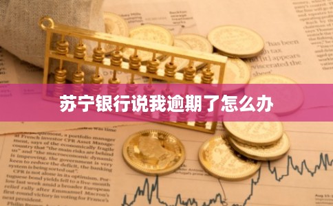 苏宁银行说我逾期了怎么办