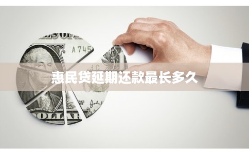 惠民贷延期还款最长多久