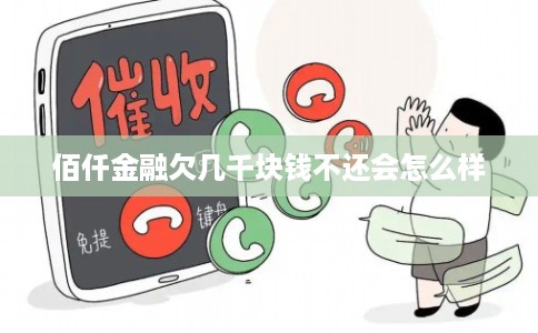 佰仟金融欠几千块钱不还会怎么样