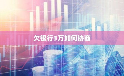 欠银行3万如何协商