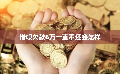 借呗欠款6万一直不还会怎样
