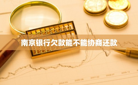 南京银行欠款能不能协商还款