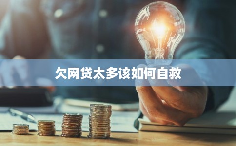 欠网贷太多该如何自救