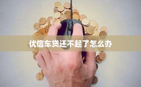 优信车贷还不起了怎么办