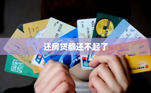 还房贷都还不起了