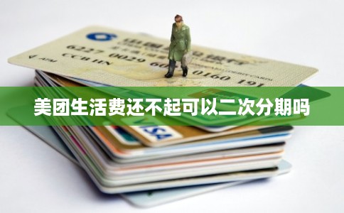 美团生活费还不起可以二次分期吗