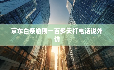 京东白条逾期一百多天打电话说外访