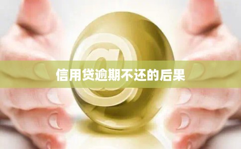 信用贷逾期不还的后果