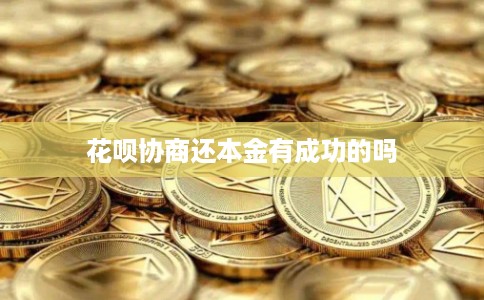 花呗协商还本金有成功的吗