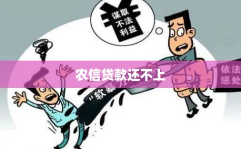农信贷款还不上