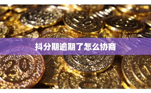 抖分期逾期了怎么协商