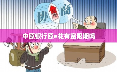 中原银行原e花有宽限期吗