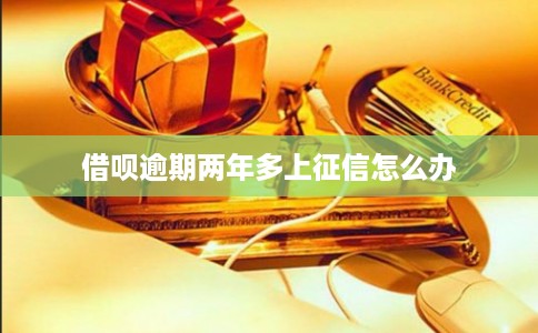 借呗逾期两年多上征信怎么办