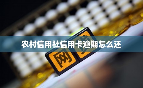 农村信用社信用卡逾期怎么还