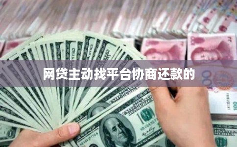 网贷主动找平台协商还款的
