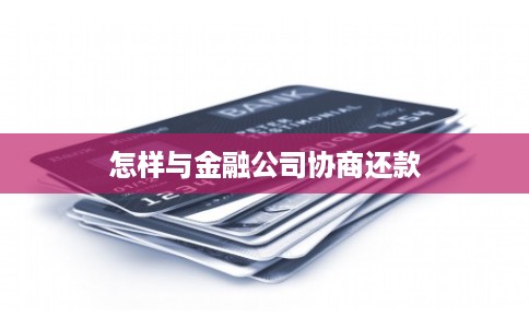 怎样与金融公司协商还款