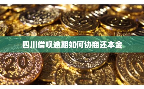 四川借呗逾期如何协商还本金