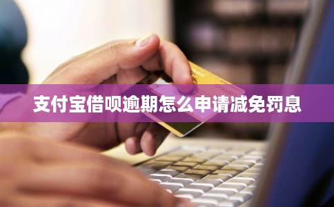 支付宝借呗逾期怎么申请减免罚息