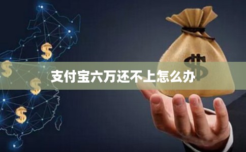 支付宝六万还不上怎么办