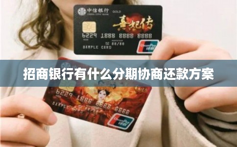 招商银行有什么分期协商还款方案
