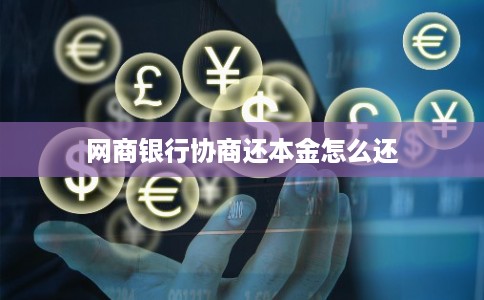 网商银行协商还本金怎么还
