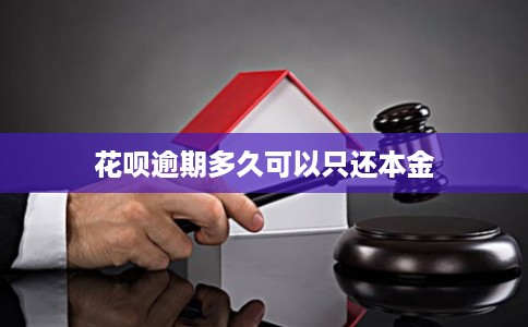 花呗逾期多久可以只还本金