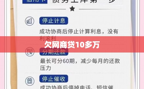 欠网商贷10多万