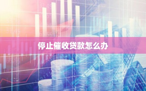 停止催收贷款怎么办