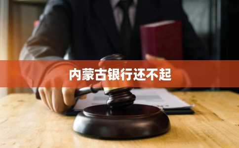 内蒙古银行还不起
