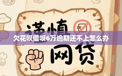 欠花呗借呗6万逾期还不上怎么办