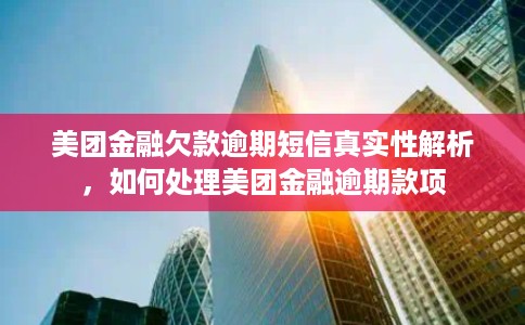 美团金融欠款逾期短信真实性解析，如何处理美团金融逾期款项