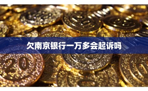 欠南京银行一万多会起诉吗