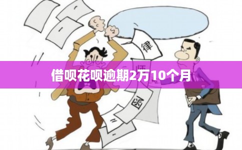 借呗花呗逾期2万10个月
