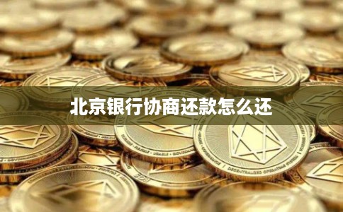 北京银行协商还款怎么还