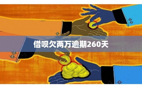 借呗欠两万逾期260天